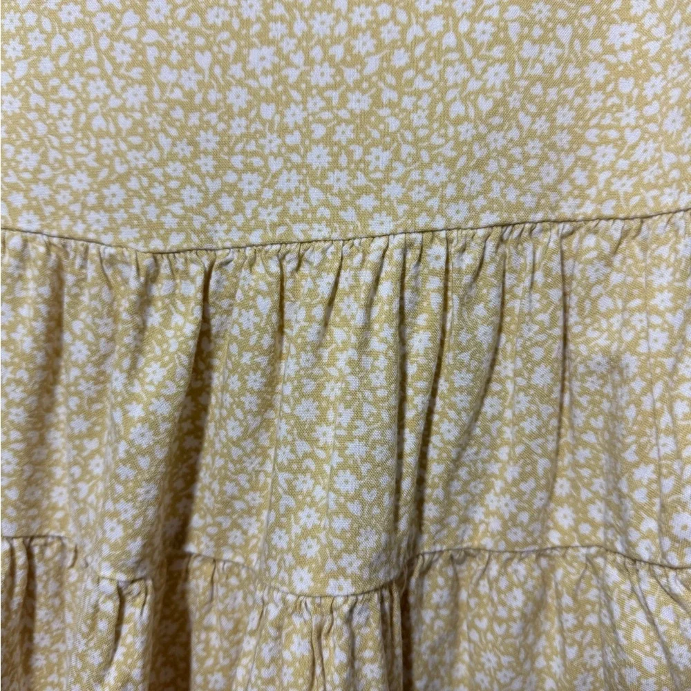 Little Co Lauren Conrad Yellow Floral Tiered Dress